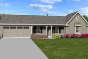Ranch Style House Plan - 3 Beds 2 Baths 1239 Sq/Ft Plan #81-13863 