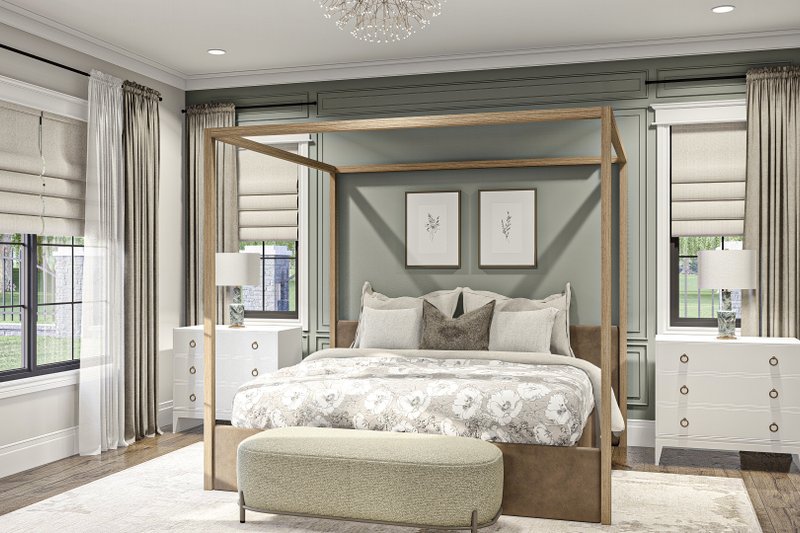 House Plan Design - Interior - Master Bedroom for Modern House Plan #455-518 - 3 bed, 2.5 bath