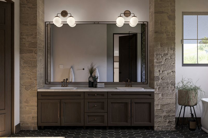 Home Plan - Interior - Master Bathroom 1 for Southern House Plan #455-401 - 3 bed, 2.5 bath