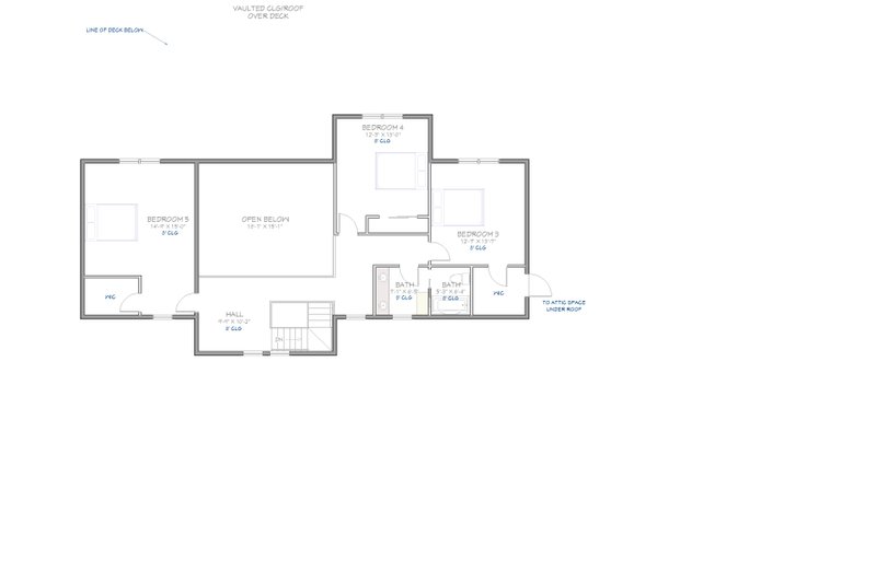 House Blueprint - Photo 14 for Farmhouse House Plan #1109-19 - 5 bed, 3 bath