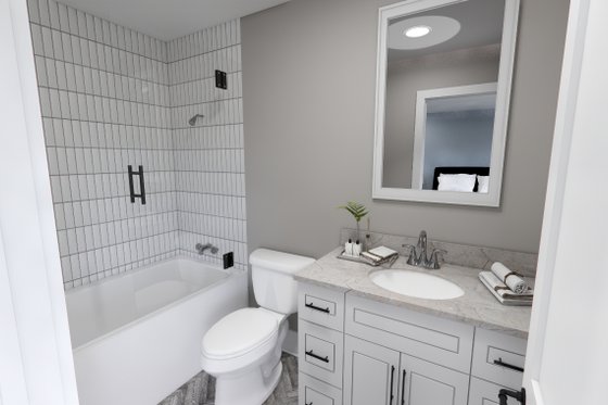 Interior - Bathroom 1 for Traditional House Plan #51-1252 - 3 bed, 3.5 bath