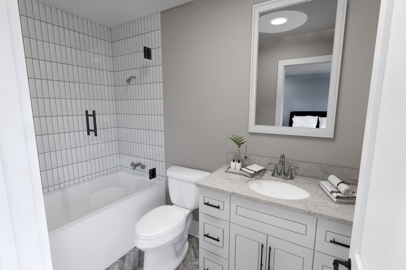House Plan Design - Interior - Bathroom 1 for Traditional House Plan #51-1252 - 3 bed, 3.5 bath