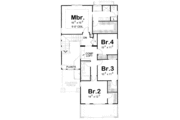 Craftsman Style House Plan - 4 Beds 3 Baths 2346 Sq/Ft Plan #20-1694 