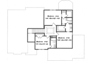 European Style House Plan - 4 Beds 3.5 Baths 2702 Sq/Ft Plan #6-200 