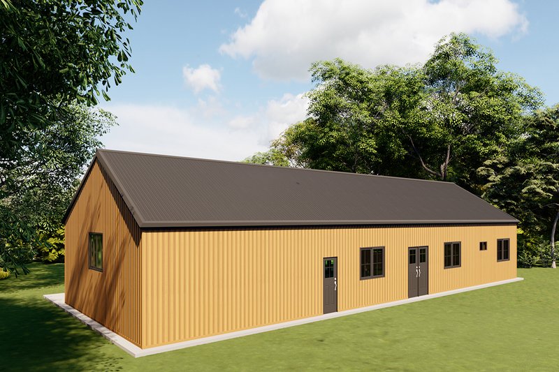 Home Plan - Exterior - Other Elevation 5 for Barndominium House Plan #1107-22 - 3 bed, 2 bath