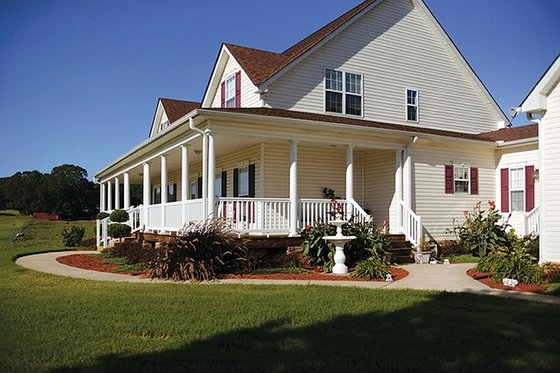 Exterior - Front Elevation 3 for Farmhouse House Plan #56-205 - 4 bed, 3.5 bath