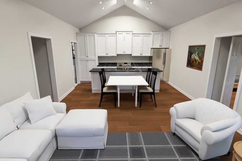 House Blueprint - Interior - Family Room 2 for Cottage House Plan #513-2451 - 4 bed, 2.5 bath