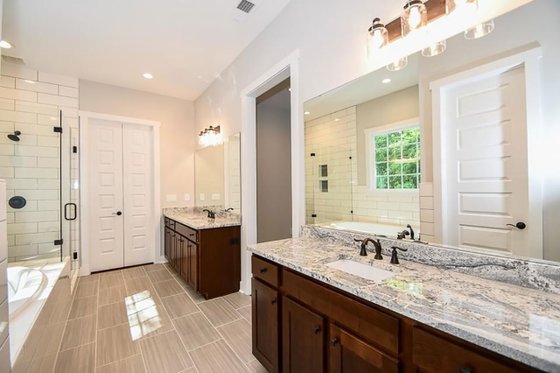 Interior - Master Bathroom 1 for Farmhouse House Plan #430-147 - 3 bed, 2 bath