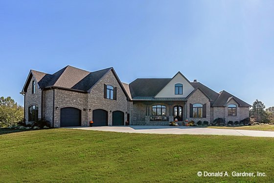 Exterior - Front Elevation 4 for Traditional House Plan #929-1042 - 5 bed, 5 bath