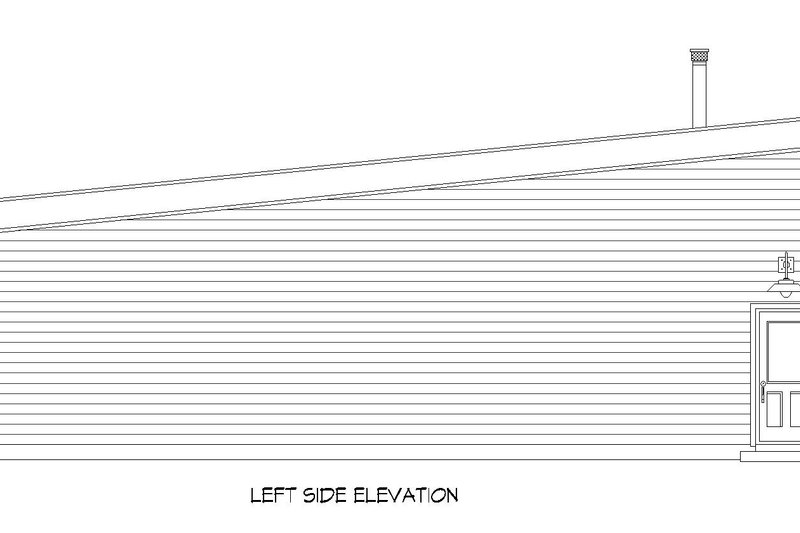 House Blueprint - Exterior - Other Elevation for Modern House Plan #932-844 - 1 bed, 1.5 bath