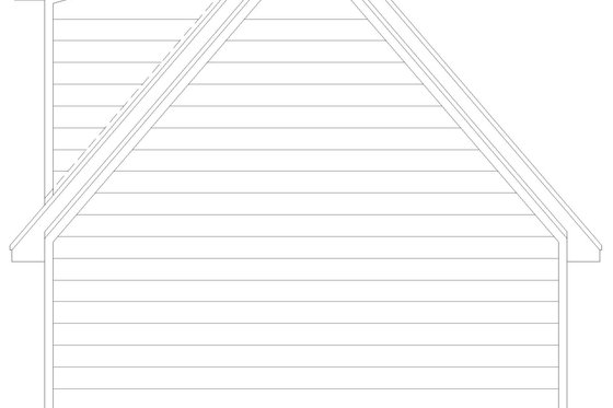 Exterior - Rear Elevation for Traditional House Plan #932-535, 0 bath