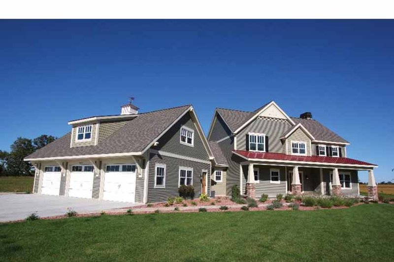 Home Plan - Exterior - Front Elevation 4 for Craftsman House Plan #928-39 - 4 bed, 3.5 bath