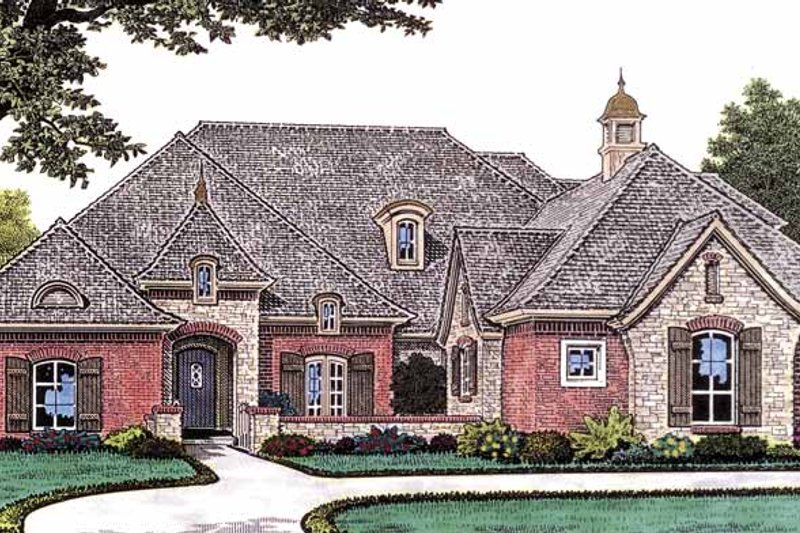 Dream House Plan - Country Exterior - Front Elevation Plan #310-1231