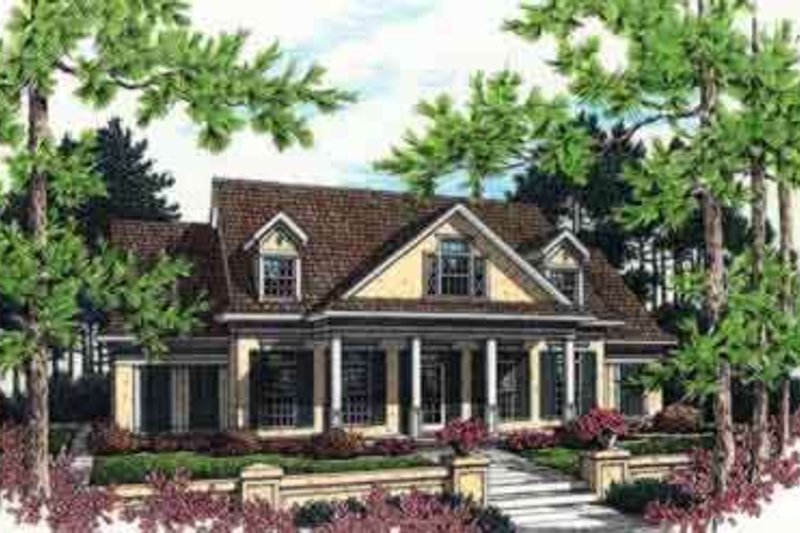 House Design - Mediterranean Exterior - Front Elevation Plan #45-241