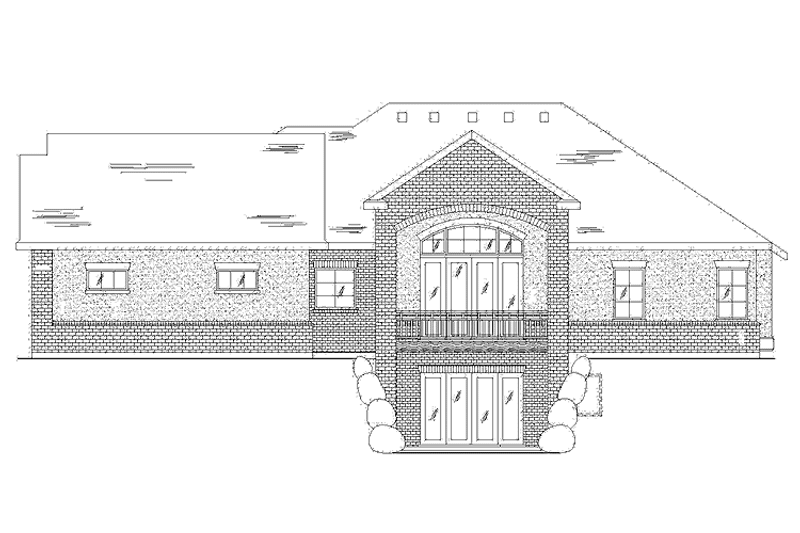 Home Plan - Exterior - Rear Elevation for Traditional House Plan #945-110 - 2 bed, 2 bath