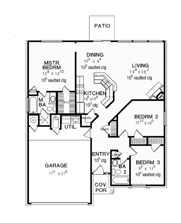 Dream House Plan - Traditional Floor Plan - Main Floor Plan #472-429
