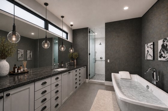 Interior - Master Bathroom for Craftsman House Plan #928-321 - 4 bed, 6.5 bath