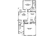 European Style House Plan - 3 Beds 2.5 Baths 1949 Sq/Ft Plan #81-684 
