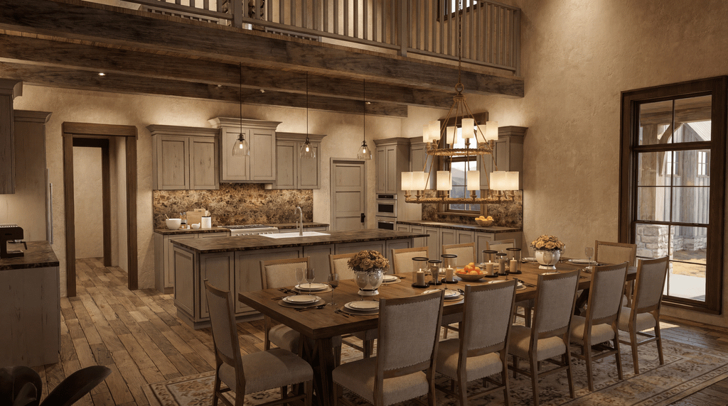 Interior - Dining Room 2 for Farmhouse House Plan #923-496 - 4 bed, 4.5 bath