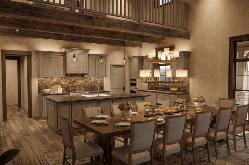 Home Plan - Interior - Dining Room 2 for Farmhouse House Plan #923-496 - 4 bed, 4.5 bath
