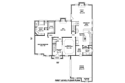 European Style House Plan - 4 Beds 3.5 Baths 3452 Sq/Ft Plan #81-1551 