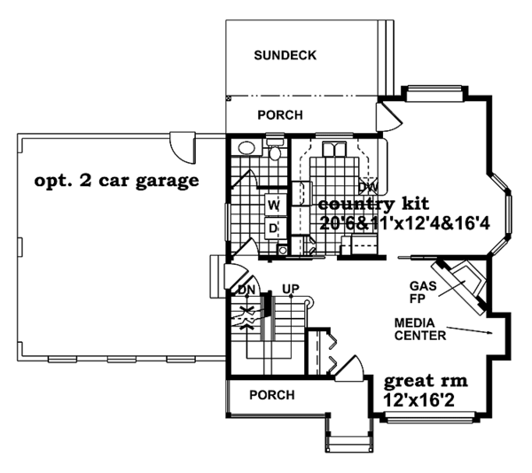Architectural House Design - Victorian Floor Plan - Main Floor Plan #47-903