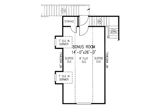 Floor Plan - Other Floor for Victorian House Plan #11-259 - 4 bed, 3 bath