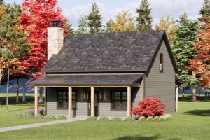 Exterior - Front Elevation 6 for Cabin House Plan #1096-167 - 3 bed, 2.5 bath