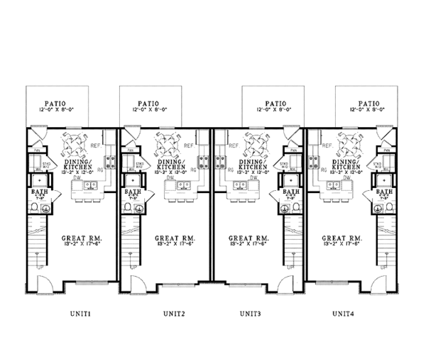 House Blueprint - Traditional Floor Plan - Main Floor Plan #17-3358