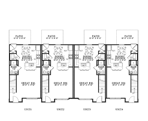 Architectural House Design - Traditional Floor Plan - Main Floor Plan #17-3358