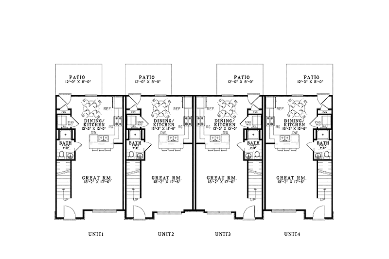 Home Plan - Floor Plan - Main Floor for Traditional House Plan #17-3358 - 8 bed, 8 bath