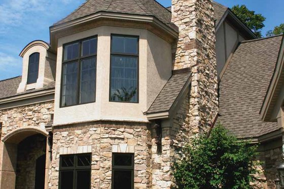 Exterior - Front Elevation 7 for Tudor House Plan #928-61 - 3 bed, 3 bath
