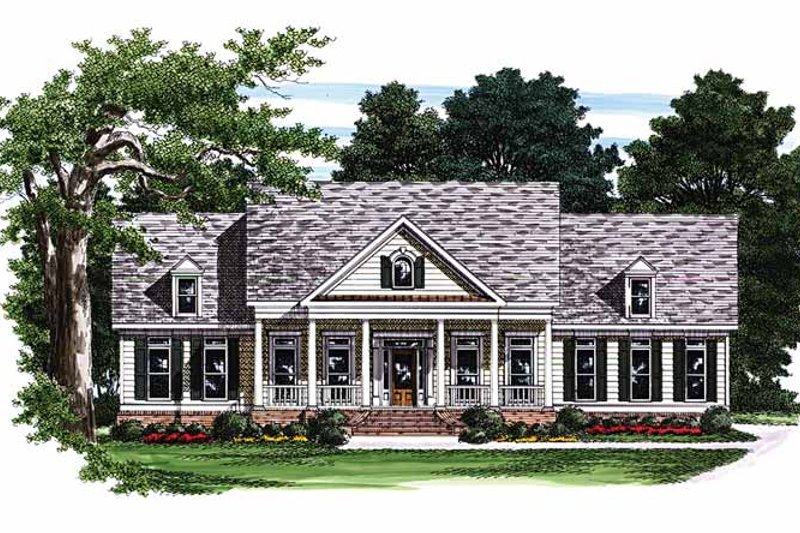 Architectural House Design - Classical Exterior - Front Elevation Plan #927-252