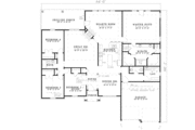 Southern Style House Plan - 4 Beds 2.5 Baths 2554 Sq/Ft Plan #17-1048 