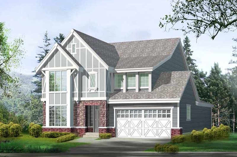 Home Plan - Country Exterior - Front Elevation Plan #132-298