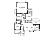 Craftsman Style House Plan - 2 Beds 2 Baths 1602 Sq/Ft Plan #895-1 