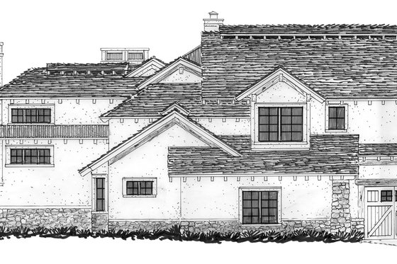 Exterior - Other Elevation for Traditional House Plan #942-65 - 3 bed, 2.5 bath