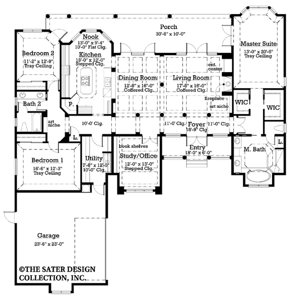 Home Plan - Country Floor Plan - Main Floor Plan #930-184