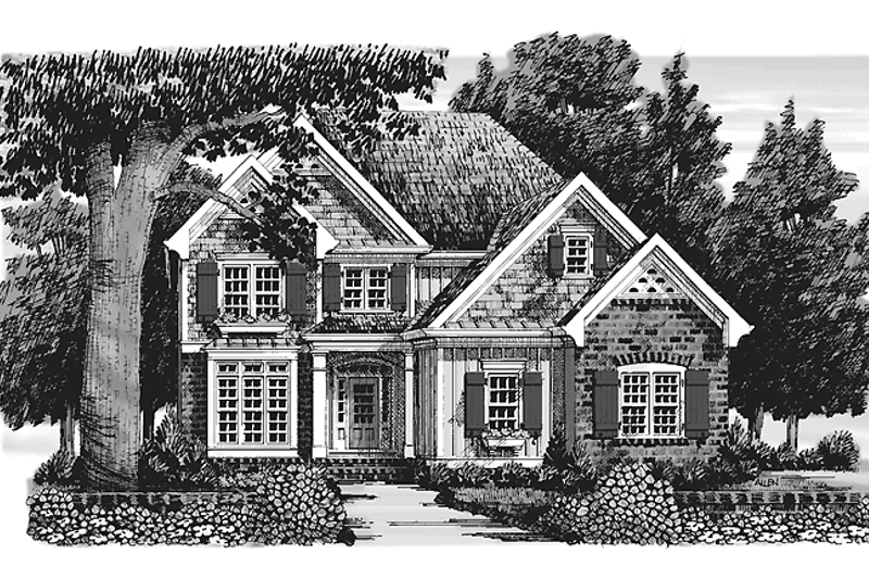 Dream House Plan - Exterior - Front Elevation 4 for Country House Plan #927-288 - 4 bed, 3 bath