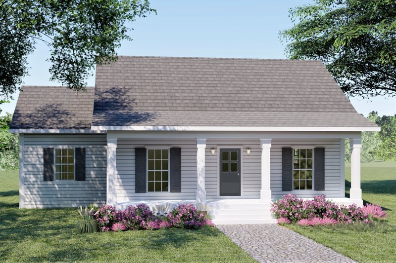 House Design - Cottage Exterior - Front Elevation Plan #44-175