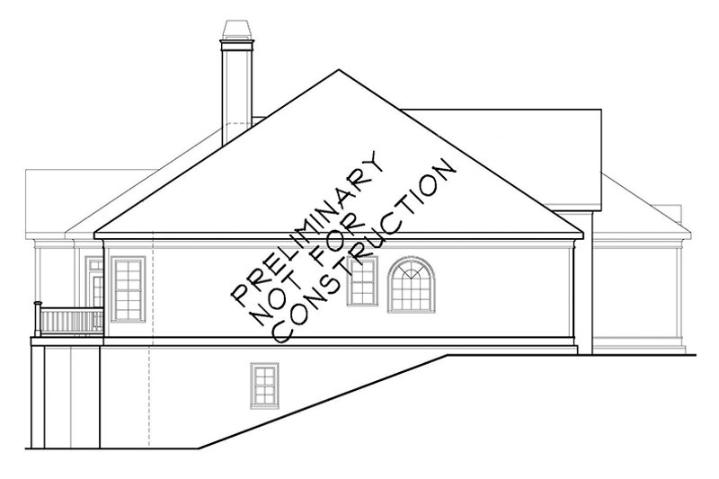 House Blueprint - Exterior - Other Elevation 1 for Country House Plan #927-904 - 4 bed, 4 bath