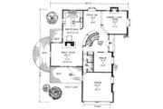 Tudor Style House Plan - 3 Beds 2.5 Baths 3590 Sq/Ft Plan #312-174 