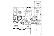 European Style House Plan - 3 Beds 2 Baths 2336 Sq/Ft Plan #46-851 