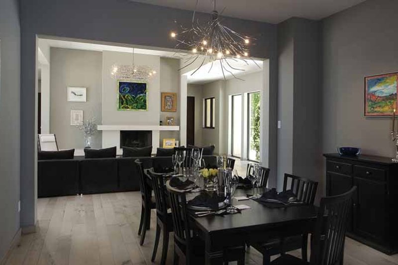 House Design - Interior - Dining Room for Contemporary House Plan #928-77 - 3 bed, 4.5 bath
