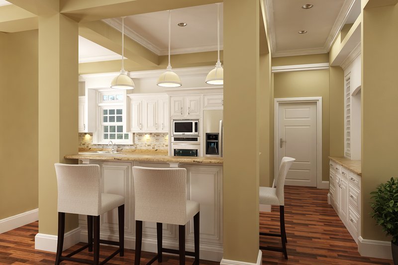 House Blueprint - Interior - Kitchen for Southern House Plan #45-600 - 3 bed, 2.5 bath