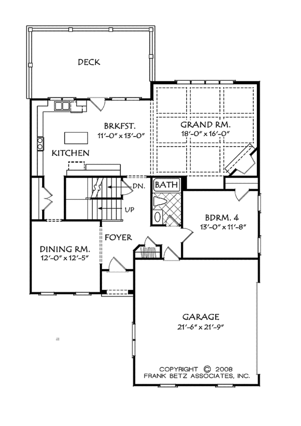 House Plan Design - Traditional Floor Plan - Main Floor Plan #927-534