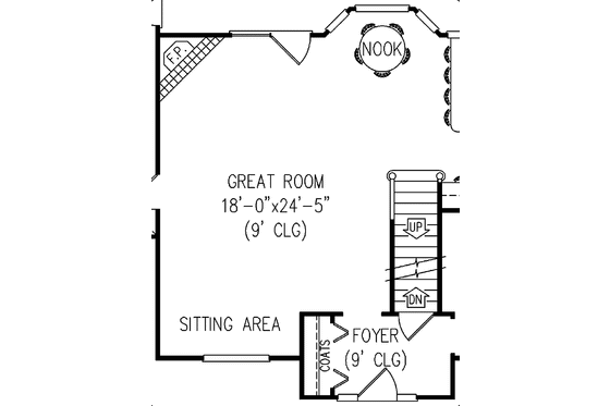 Floor Plan - Other Floor for Victorian House Plan #11-255 - 3 bed, 2.5 bath