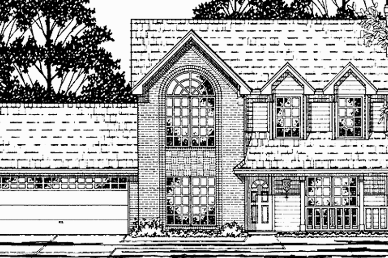 House Plan Design - Country Exterior - Front Elevation Plan #42-492
