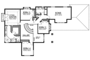 Mediterranean Style House Plan - 4 Beds 3 Baths 3408 Sq/Ft Plan #100-418 