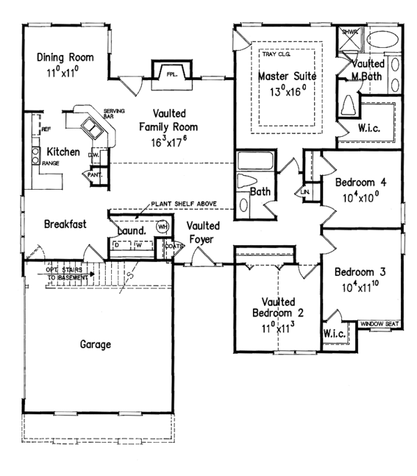 Architectural House Design - Country Floor Plan - Main Floor Plan #927-124